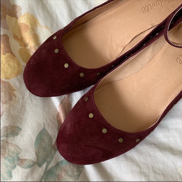 Madewell Wine Block Heels - Picture 5 of 8